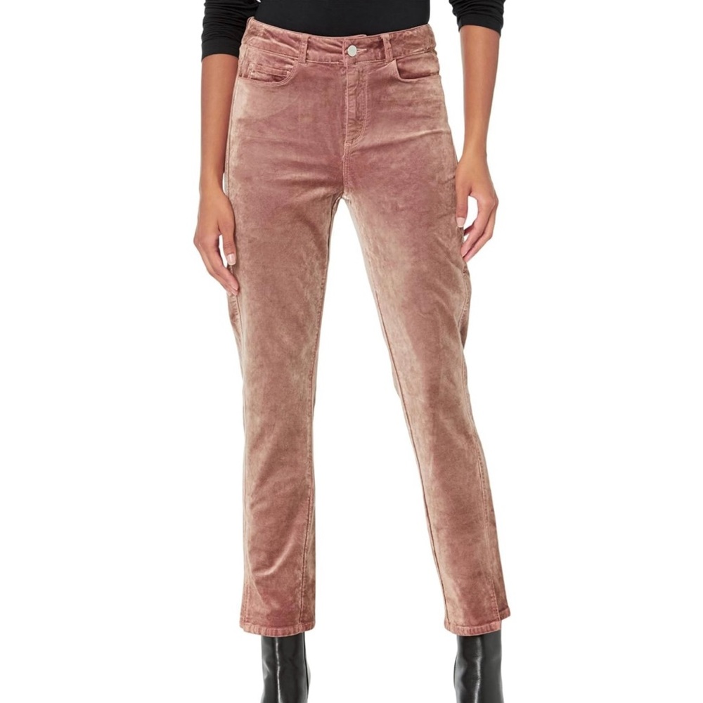 PAIGE Blush/Maeve Velvet Pants